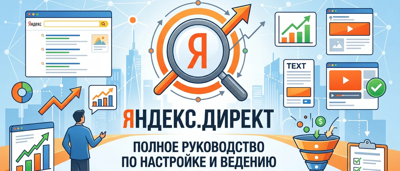 Яндекс.Директ: Полное руководство по настройке и ведению рекламных кампаний от эксперта